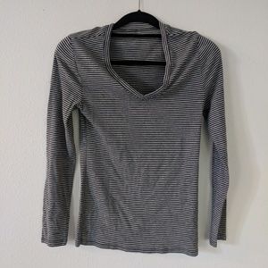 Cotton V-Neck Long Sleeved Perfect T